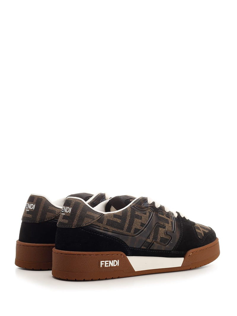 Fendi Sneakers
Brown FF jacquard low-tops