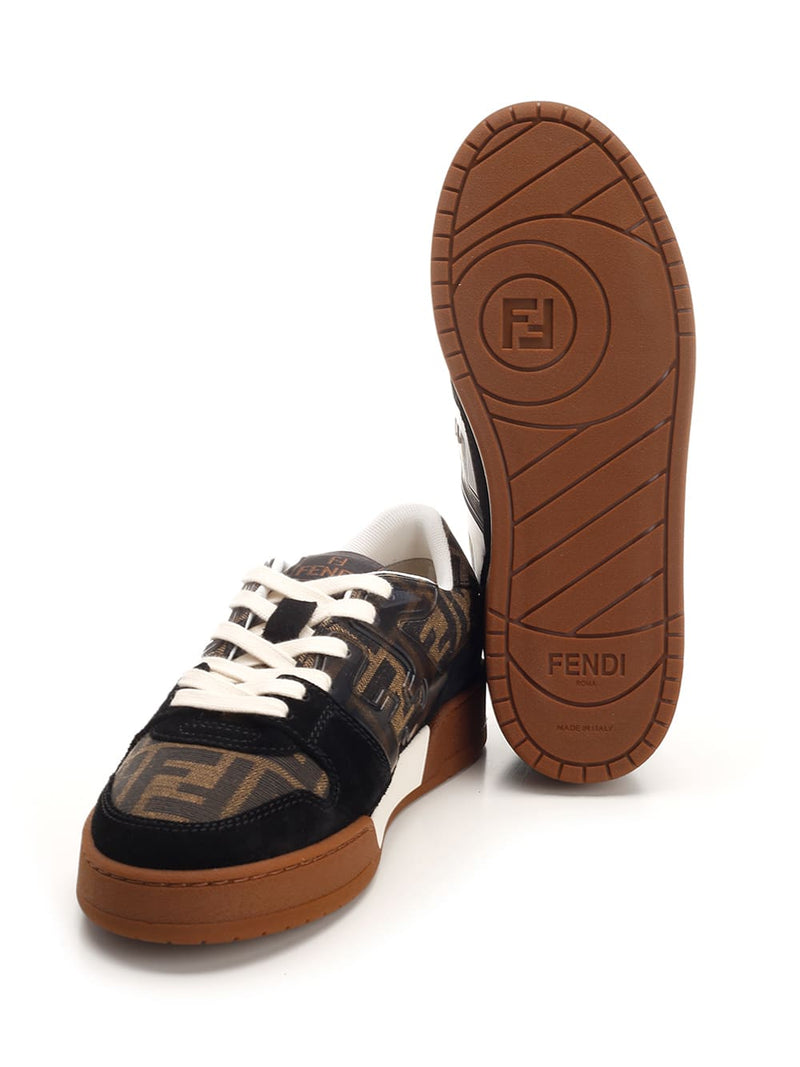 Fendi Sneakers
Brown FF jacquard low-tops