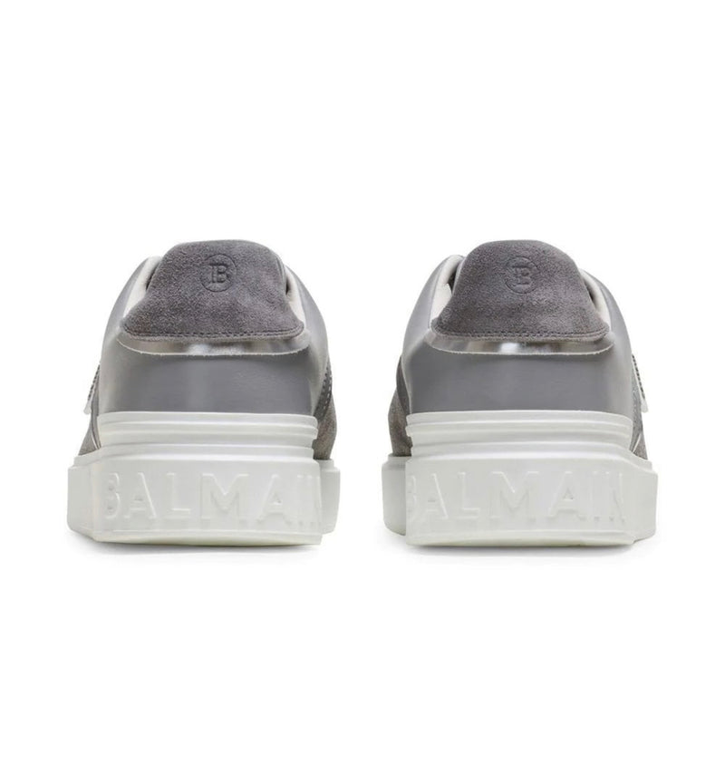 BALMAIN B Court Monogram Sneakers Grey