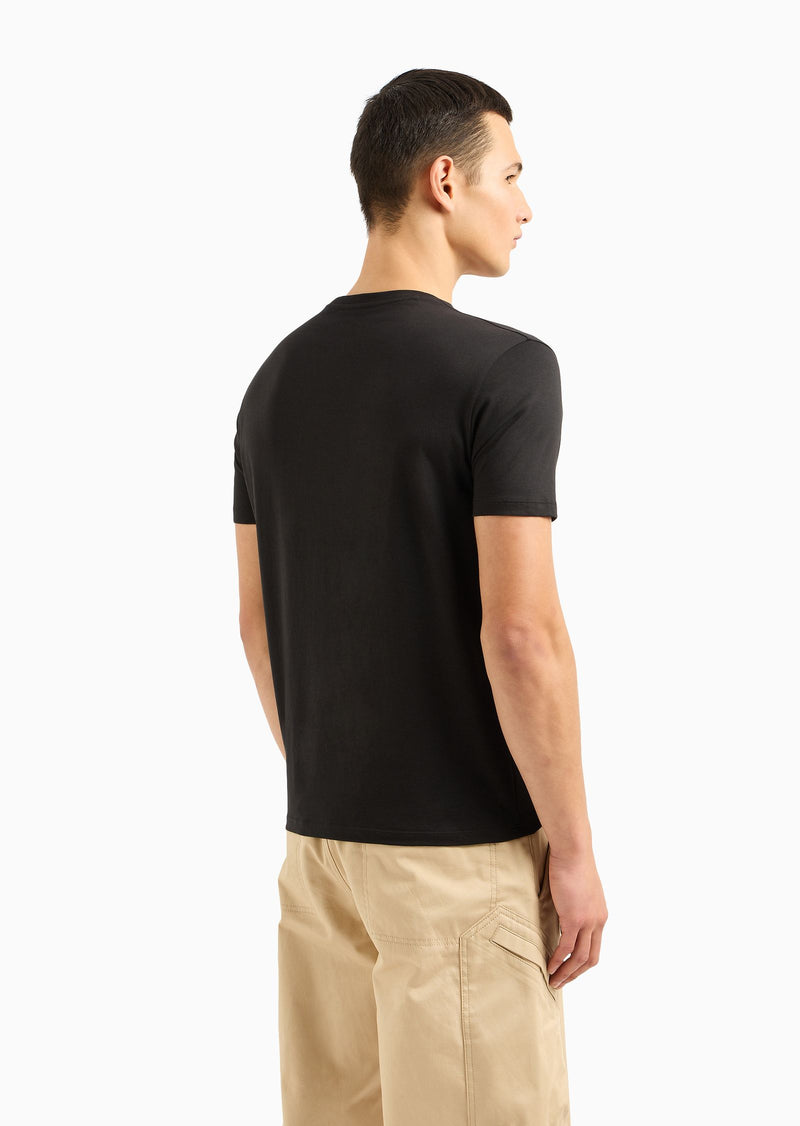 Armani - Black jersey T-shirt