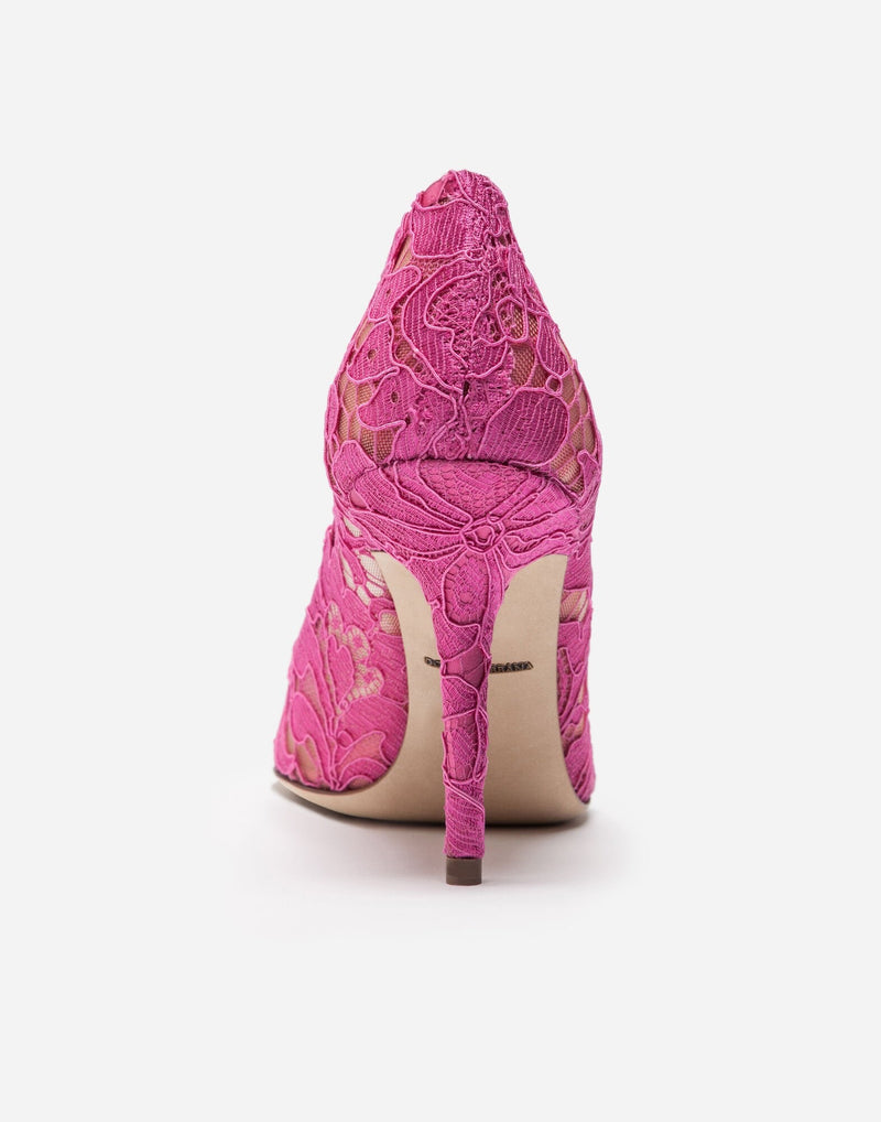 Dolce&Gabbana Pump in Taormina lace with crystals