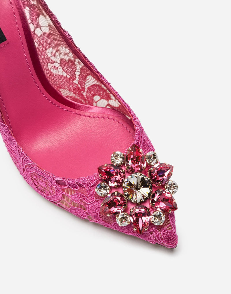 Dolce&Gabbana Pump in Taormina lace with crystals