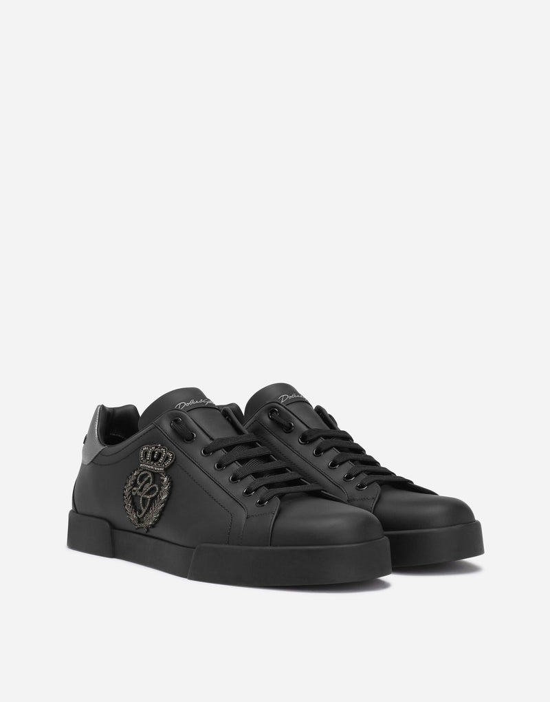 Dolce&Gabbana Black Portofino sneakers