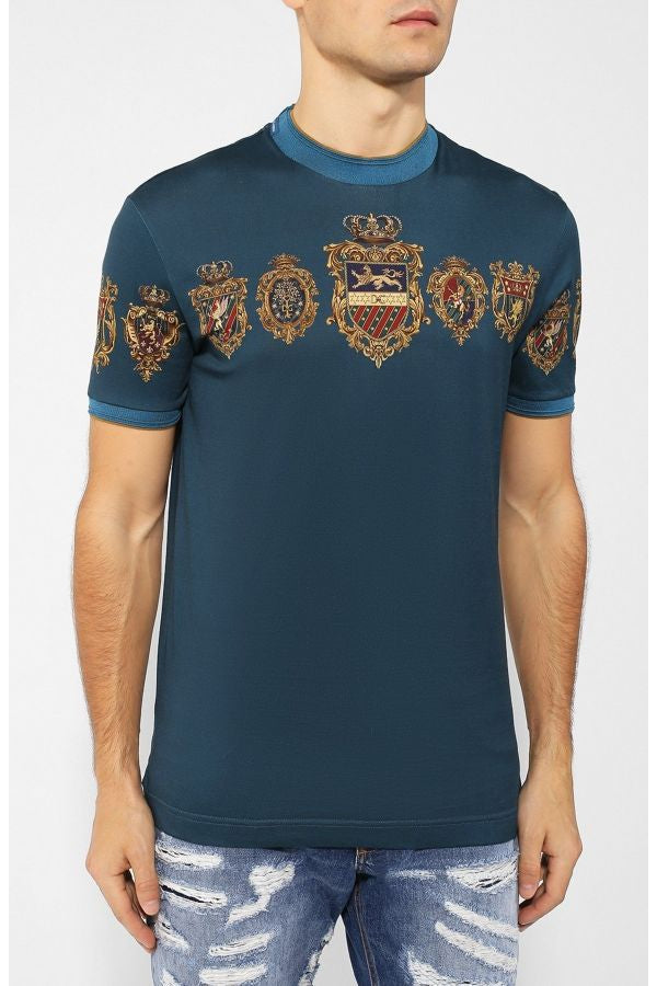 DOLCE & GABBANA T-Shirt Teal Green