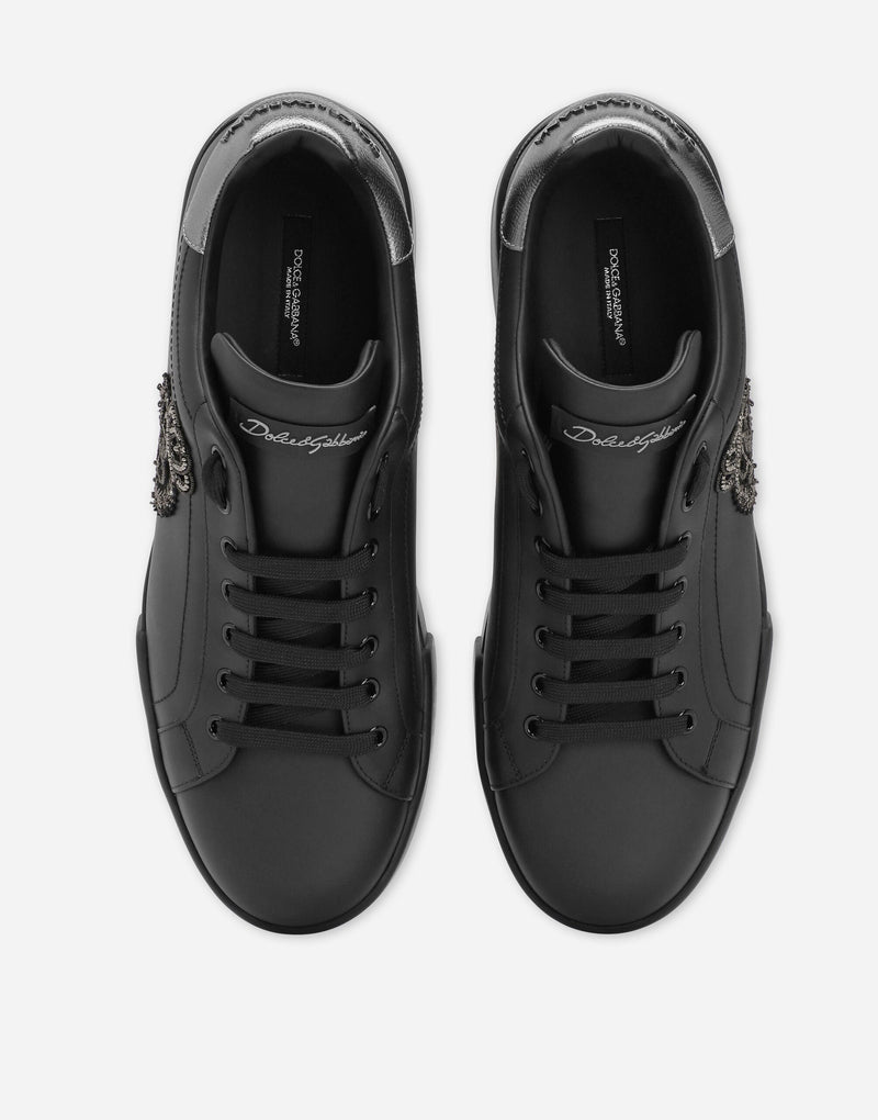 Dolce&Gabbana Black Portofino sneakers