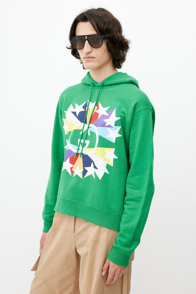 Gucci
Green & Multicolour GG Star Hoodie