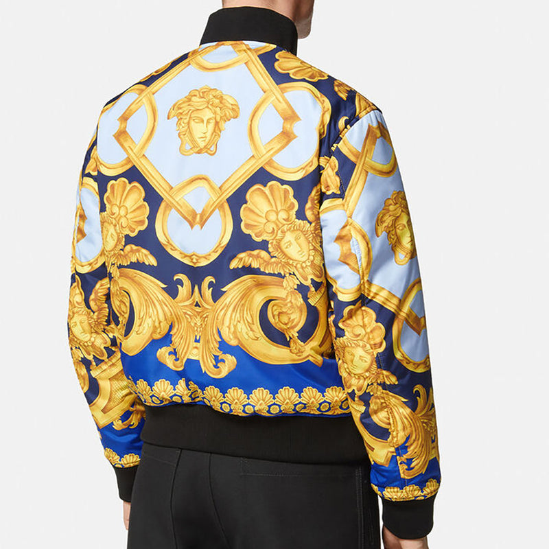 VERSACE  Print Reversible Bomber Jacket