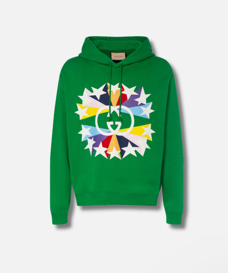 Gucci
Green & Multicolour GG Star Hoodie