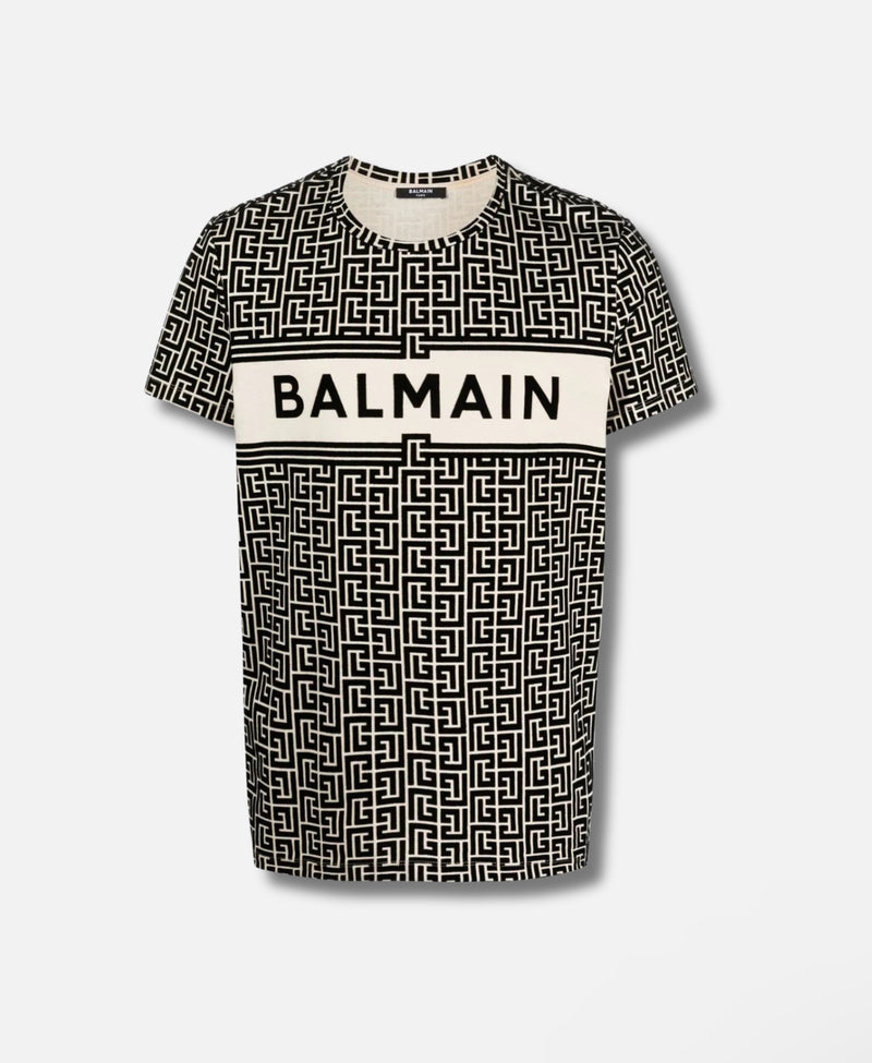 BALMAIN
Monogram-Pattern T-Shirt