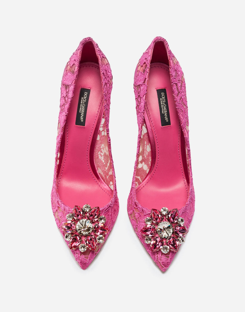 Dolce&Gabbana Pump in Taormina lace with crystals