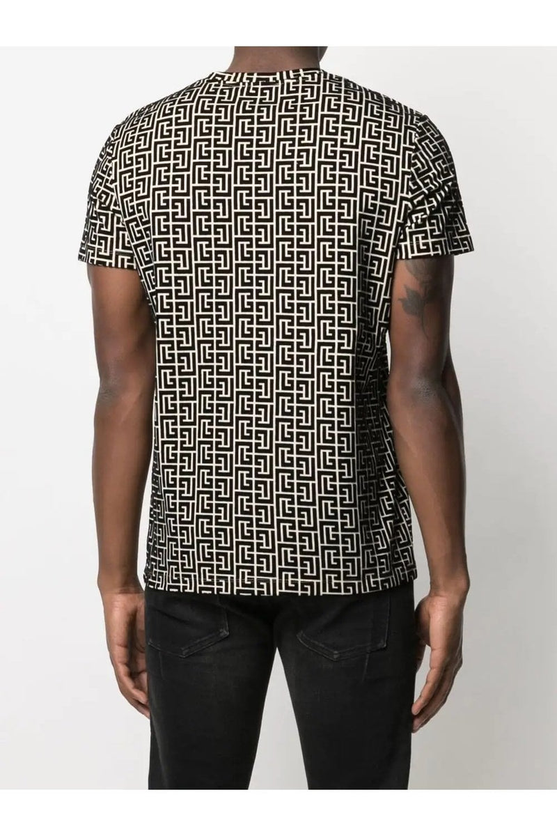 BALMAIN
Monogram-Pattern T-Shirt