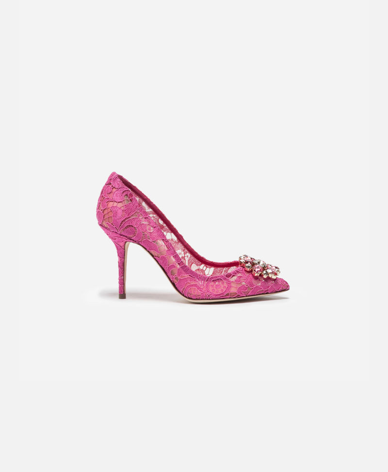 Dolce&Gabbana Pump in Taormina lace with crystals