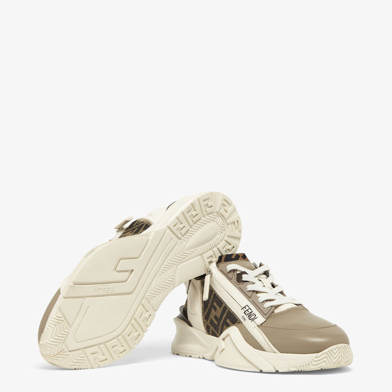 Fendi Flow
Beige leather low-tops