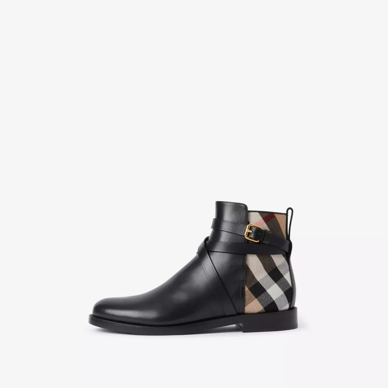 Burberry  Leather Ankle Boots