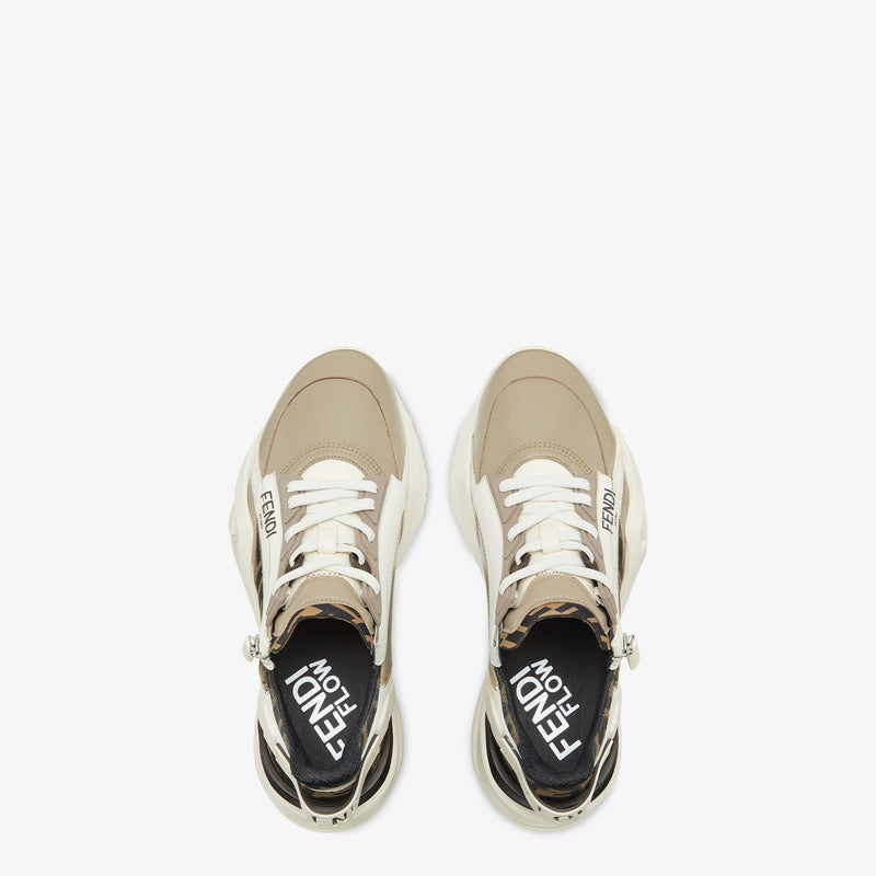 Fendi Flow
Beige leather low-tops