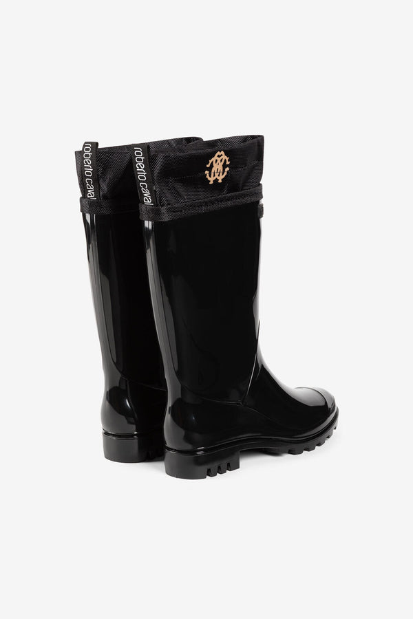 Roberto Cavalli Monogram-Print Boots