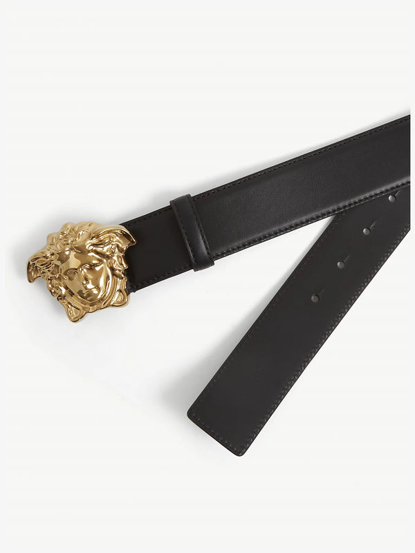 VERSACE - BELT WITH MEDUSA HEAD BUCKLE