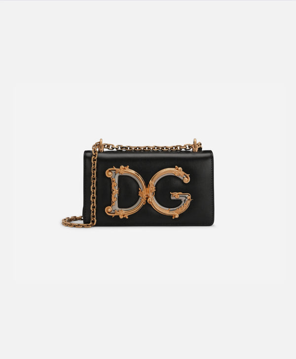 Dolce&Gabbana Calfskin DG Girls phone bag