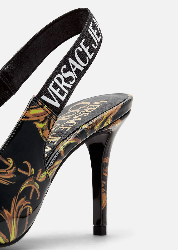 Versace jeans DÉCOLLETÉ CON CINTURINO LOGO COUTURE