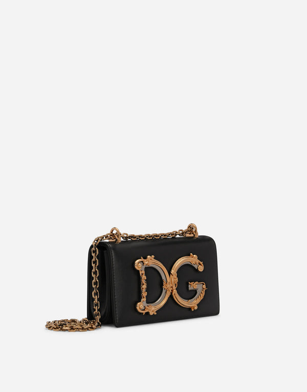 Dolce&Gabbana Calfskin DG Girls phone bag