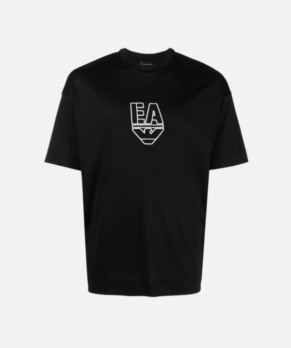 Emporio Armani LOGO-APPLIQUÉD STRETCH T-SHIRT