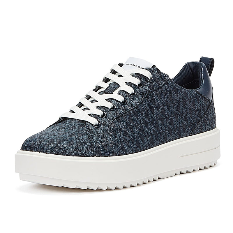 MICHAEL KORS EMMETT LACE UP WOMENS NAVY TRAINERS