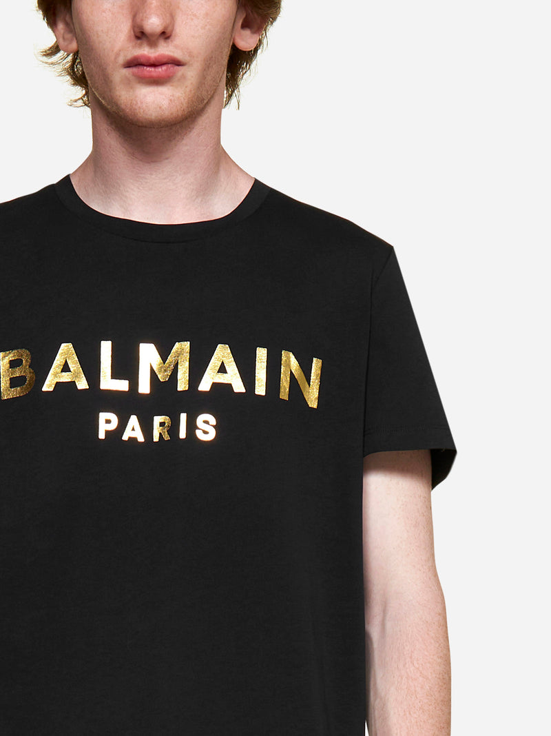 BALMAIN Logo cotton t-shirt