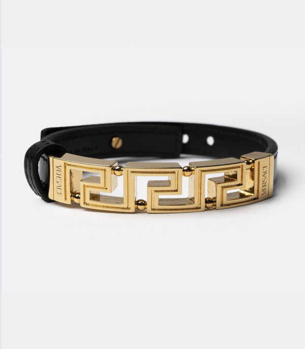 VERSACE Black & Gold Bracelet