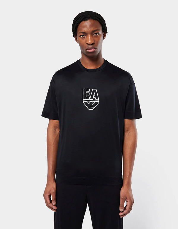 Emporio Armani LOGO-APPLIQUÉD STRETCH T-SHIRT