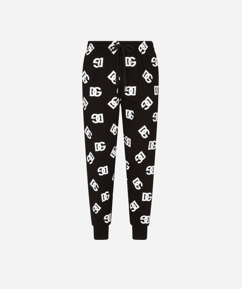 Dolce&Gabbana Jersey jogging pants with DG logo print