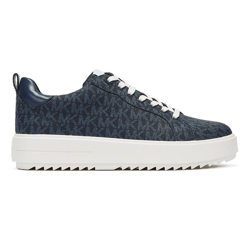 MICHAEL KORS EMMETT LACE UP WOMENS NAVY TRAINERS