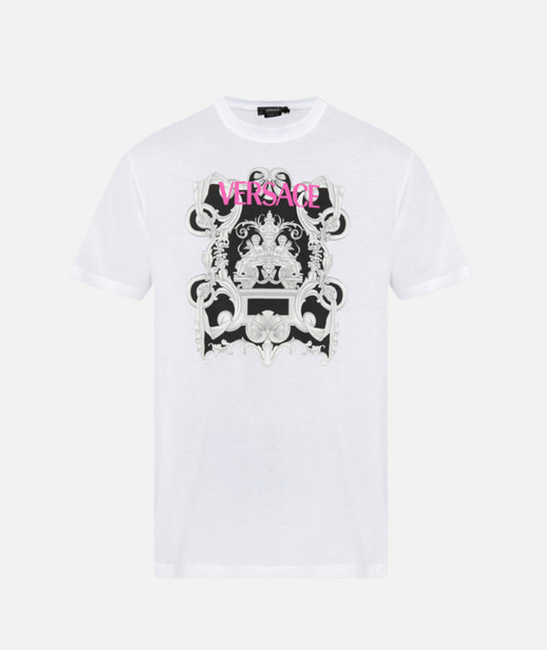 Versace BAROQUE-PRINTED T-SHIRT