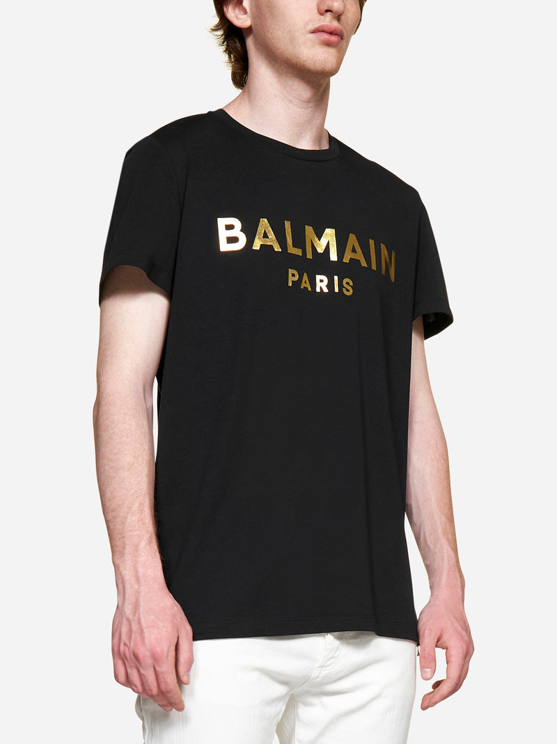 BALMAIN Logo cotton t-shirt