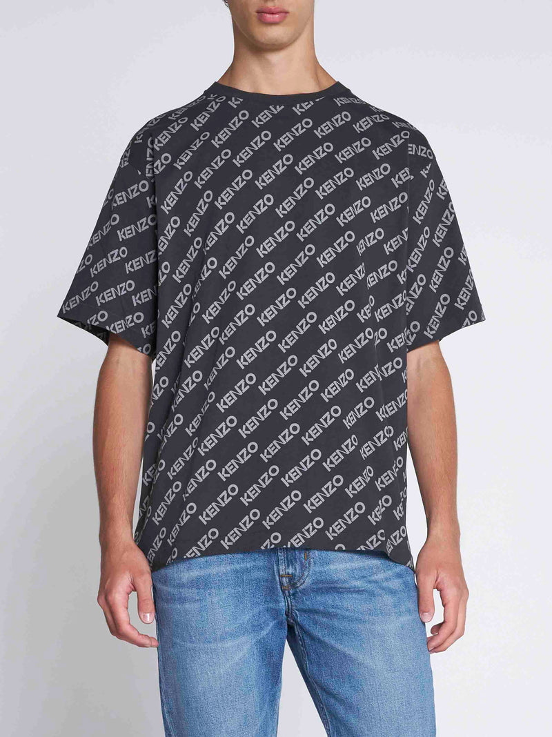 Kenzo MONOGRAM KIMONO T-SHIRT