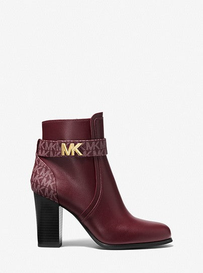 MICHAEL MICHAEL KORS Jilly Faux Leather and Logo Boot