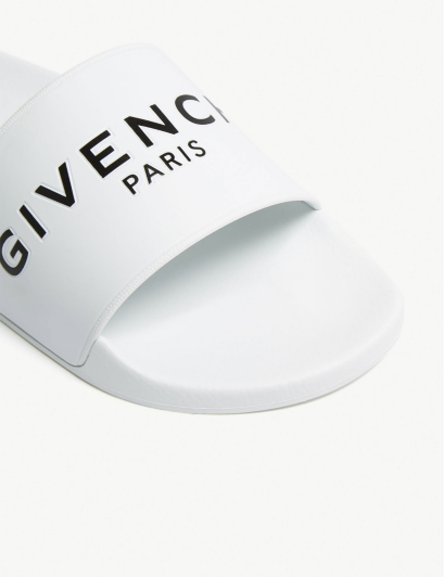 GIVENCHY Logo rubber slides