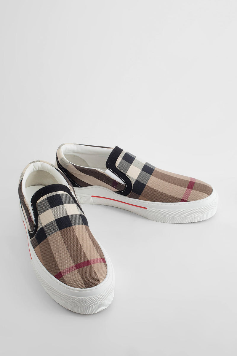 Burberry Exaggerated Check Cotton SneakersPrice