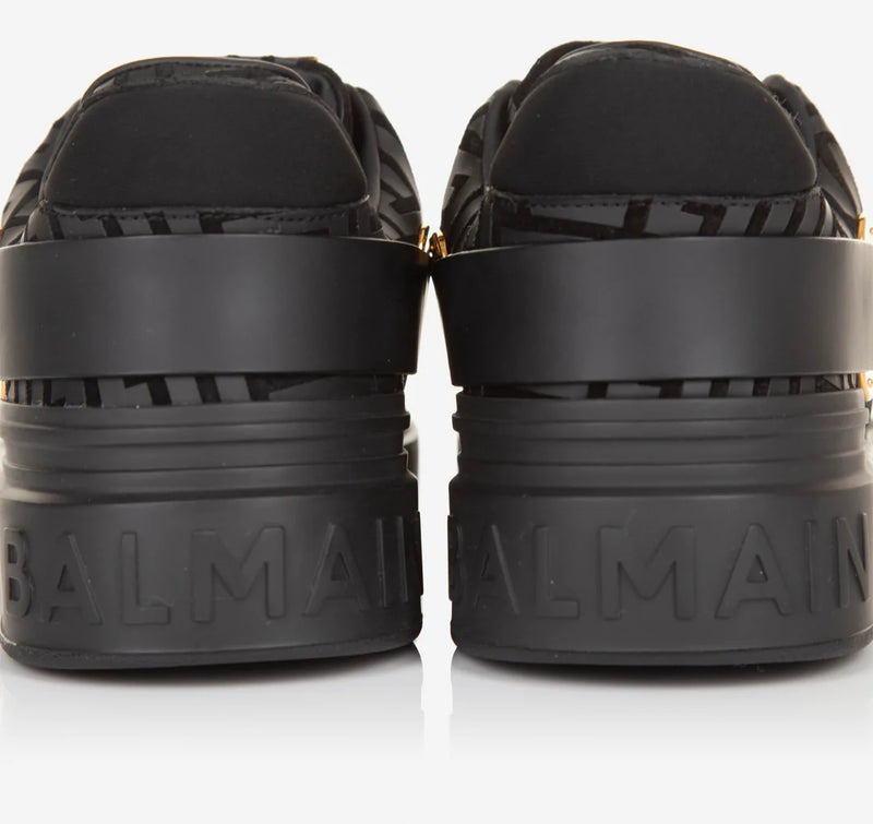 Balmain Monogram B Court Sneakers