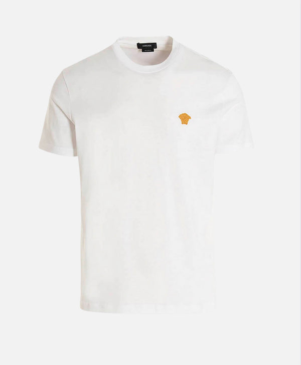 Versace MEDUSA EMBROIDERED T-SHIRT