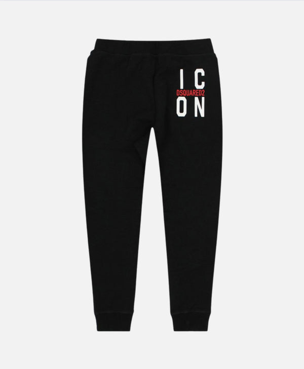 Dsquared2 Black ICON Logo Sweatpants