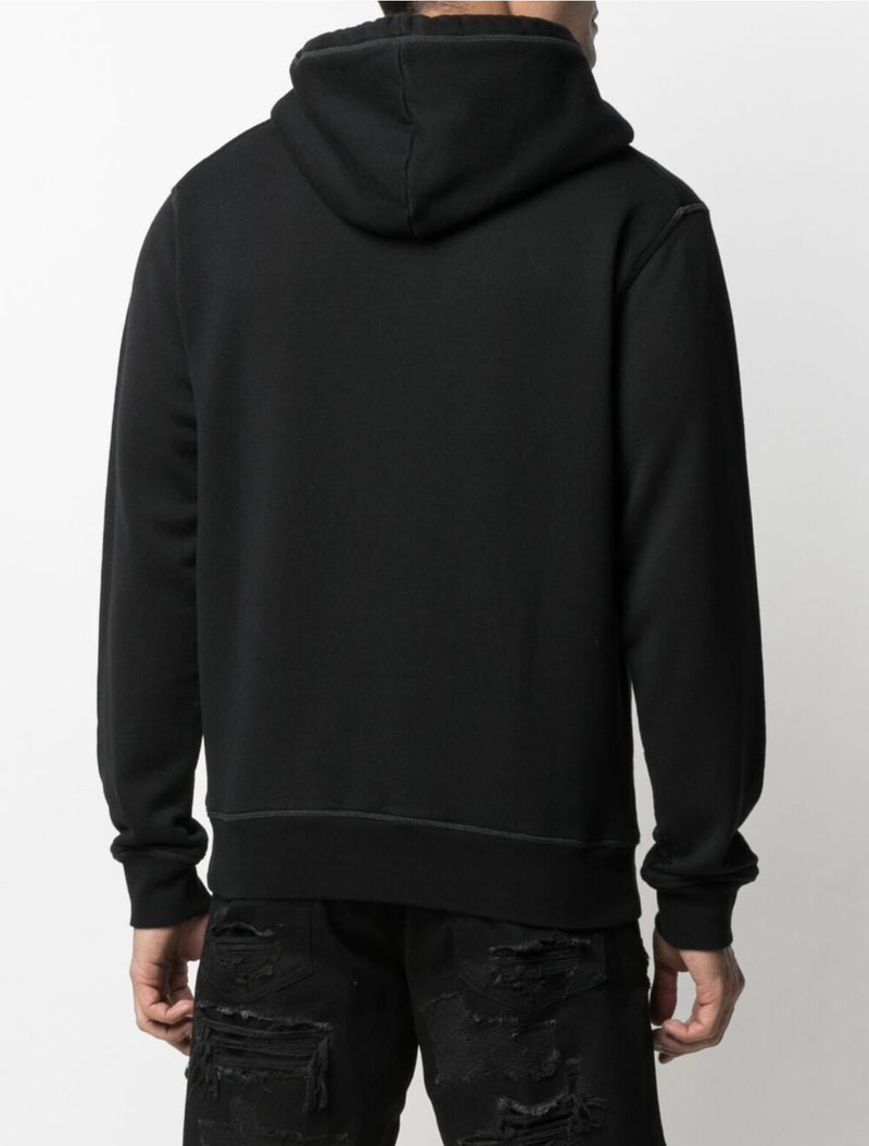 DSQUARED2 ICON HOODIE IN BLACK