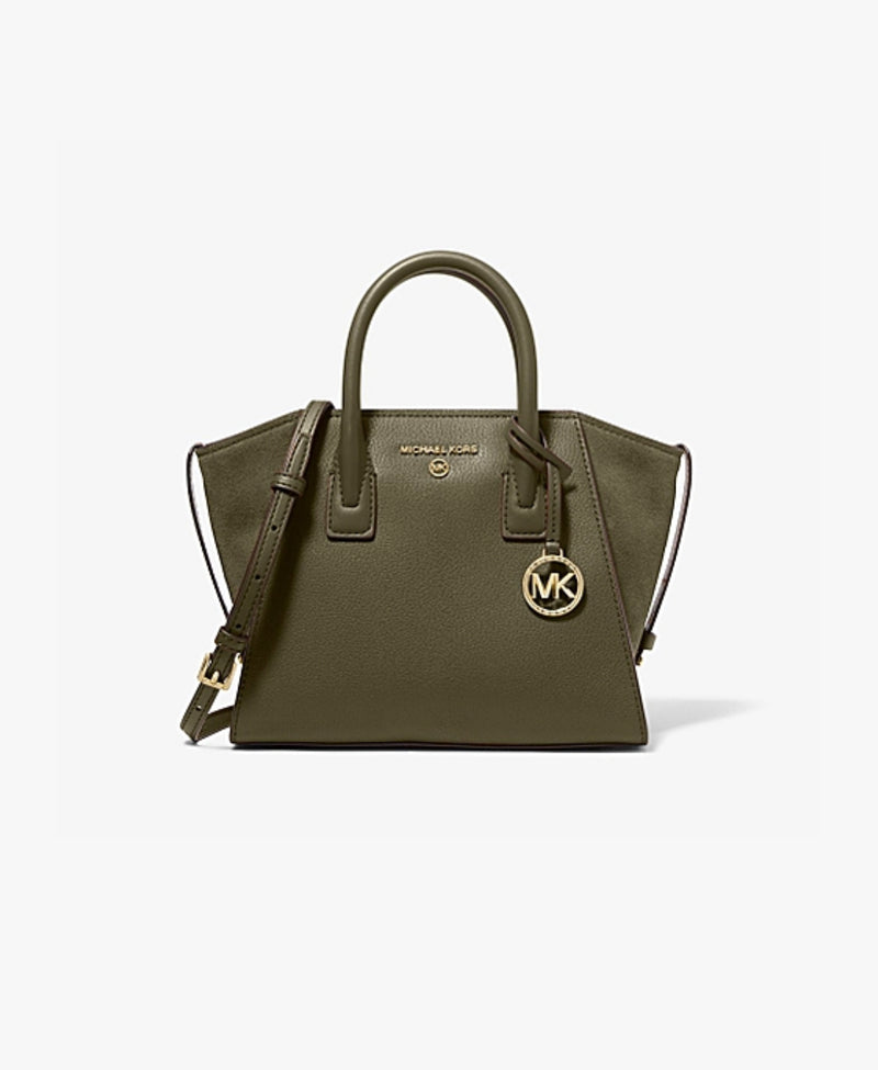 MICHAEL MICHAEL KORS Avril Small Leather Top-Zip Satchel