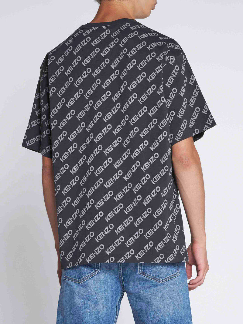 Kenzo MONOGRAM KIMONO T-SHIRT