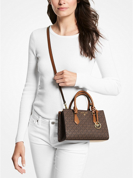 MICHAEL KORS VALERIE SMALL LOGO SATCHEL