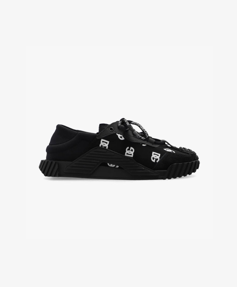 Dolce & Gabbana Boys Black NS1 Logo Trainers