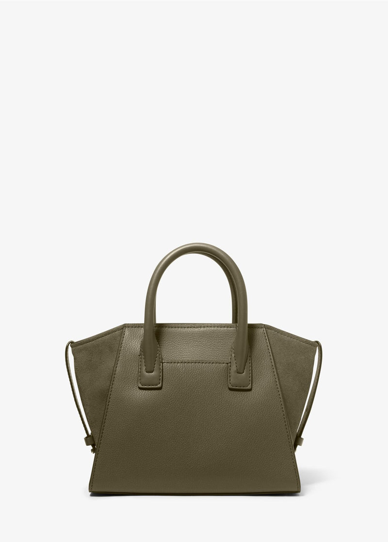 MICHAEL MICHAEL KORS Avril Small Leather Top-Zip Satchel