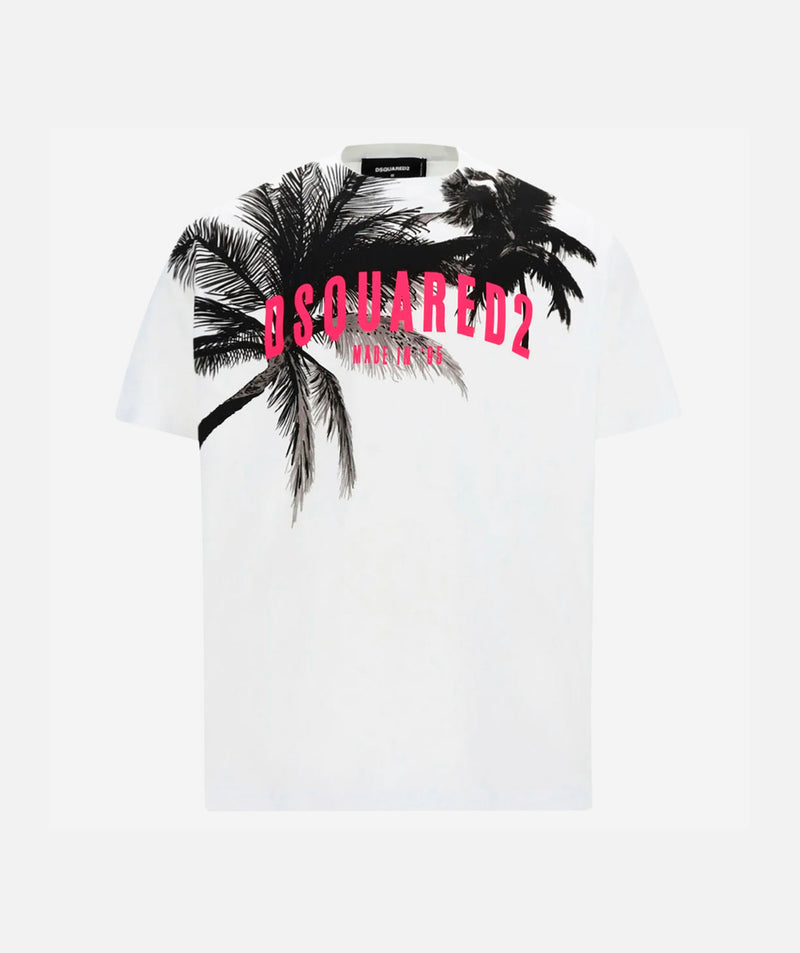 Dsquared2 Palm Tree Print Slouch T-Shirt