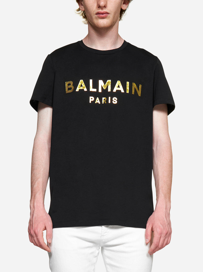 BALMAIN Logo cotton t-shirt