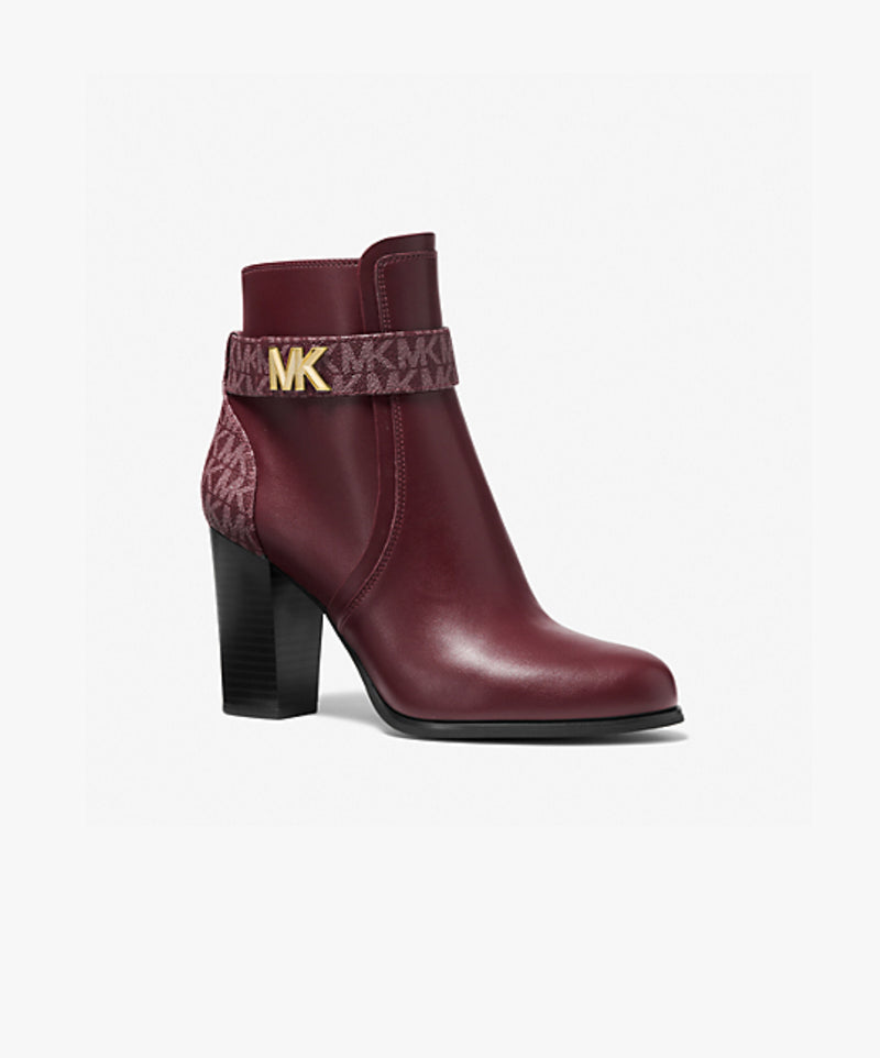 MICHAEL MICHAEL KORS Jilly Faux Leather and Logo Boot