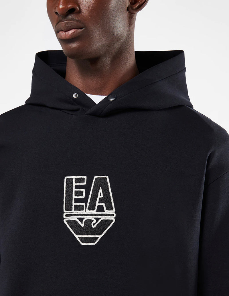 Emporio Armani LOGO JERSEY HOODIE